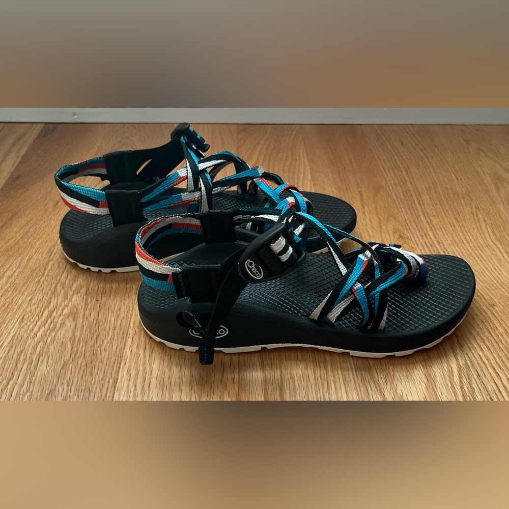 Chaco Women's Sandals - Black and Blue
